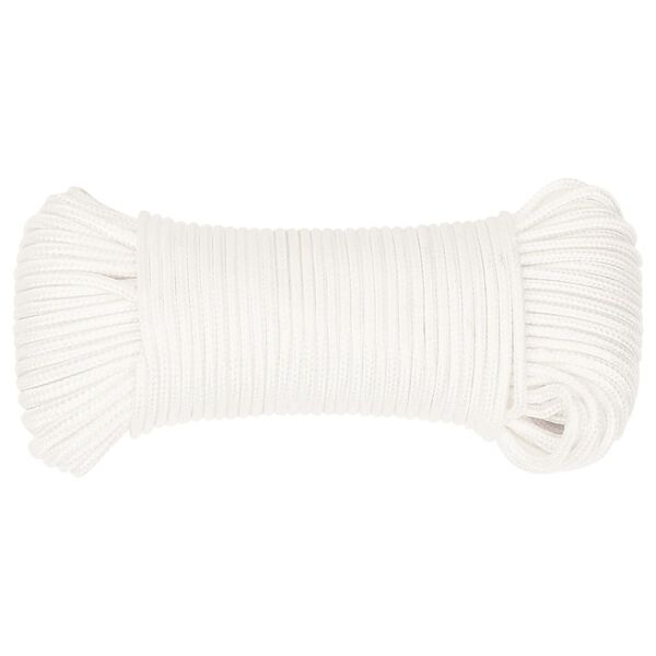 vidaXL Corde de bateau Blanc complet 4 mm 500 m polypropyl&egrave;ne