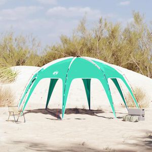 vidaXL Tente de f&ecirc;te vert de mer imperm&eacute;able