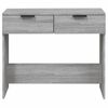 vidaXL Table console Sonoma gris 90x36x75 cm Bois d'ingénierie