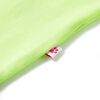 T-shirt enfants jaune n&eacute;on 128