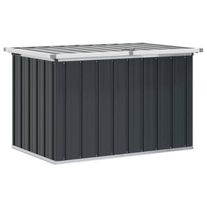 vidaXL Bo&icirc;te de rangement de jardin Anthracite 109x67x65 cm