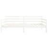 vidaXL Lit de jour sans matelas blanc 80x200 cm bois de pin massif