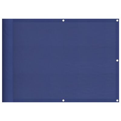 vidaXL Écran de balcon bleu 75x800 cm 100% polyester oxford