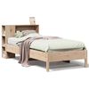 vidaXL Lit biblioth&egrave;que sans matelas 90x200 cm bois de pin massif