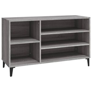 vidaXL Armoire &agrave; chaussures Sonoma gris 102x36x60 cm Bois d'ing&eacute;nierie