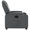 vidaXL Fauteuil inclinable gris similicuir