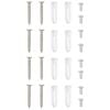 vidaXL Syst&egrave;me de Douche Noir 47 x 20 x 95 cm Acier inoxydable