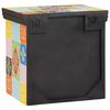 vidaXL Cabinet de chevet avec tiroir Multicolore 40 x 30 x 40 cm