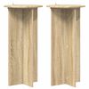 vidaXL Support de Plante 2 pc Ch&ecirc;ne Sonoma 40 x 40 x 80 cm