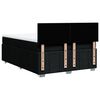 vidaXL Sommier &agrave; lattes de lit avec matelas Noir 160x200 cm Tissu