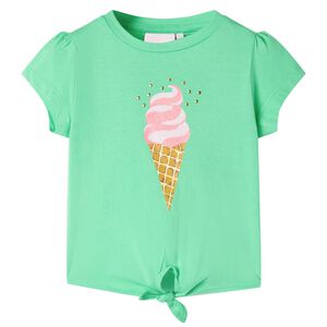 vidaXL T-shirt pour enfants vert clair 104