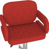 vidaXL Chaises pivotantes &agrave; manger lot de 4 bordeaux similicuir