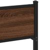 vidaXL Cadre de lit sans matelas ch&ecirc;ne marron 100x200 cm