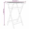 vidaXL Ensemble &agrave; manger de jardin 3 pcs Bois de teck massif