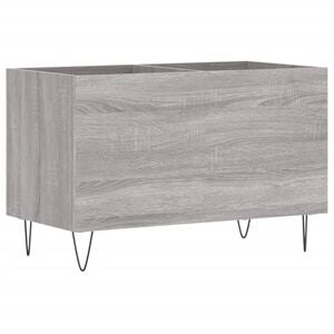 vidaXL Armoire &agrave; disques sonoma gris 74,5x38x48 cm bois d'ing&eacute;nierie