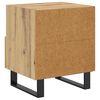 vidaXL Cabinet de chevet avec tiroir Ch&ecirc;ne artisanal 40 x 35 x 47,5 cm
