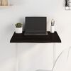 vidaXL Dessus de bureau marron fonc&eacute; 60x60x2 cm bois ch&ecirc;ne trait&eacute;
