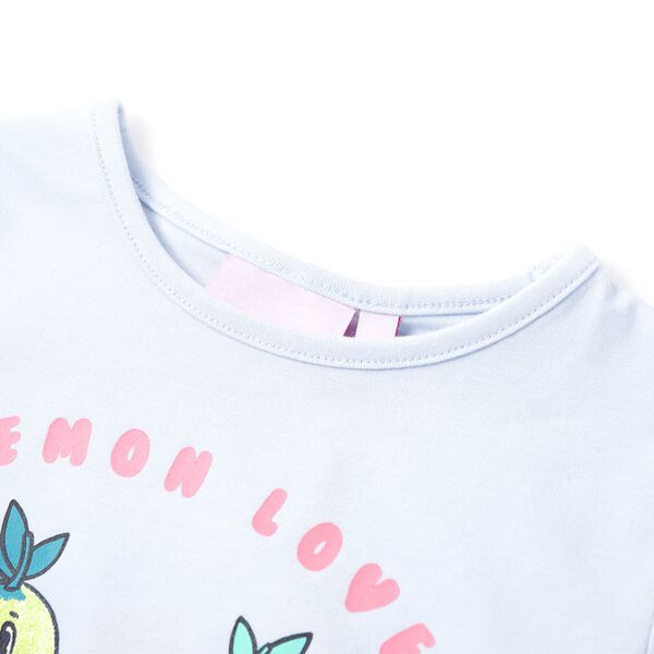T-shirt pour enfants bleu clair 104