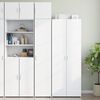 vidaXL Armoire de rangement mince blanc 40x42,5x225 cm