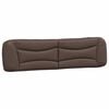 vidaXL Lit avec matelas Hvar marron 200x200 cm similicuir