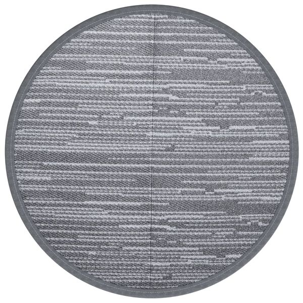 vidaXL Tapis d'ext&eacute;rieur ARAKIL gris &Oslash;160 cm PP