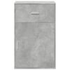 vidaXL Armoire de rangement gris b&eacute;ton 56,5x39x90 cm bois d'ing&eacute;nierie