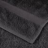 vidaXL Serviettes de qualit&eacute; sup&eacute;rieure SOLUND 2 pcs anthracite