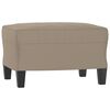 vidaXL Ensemble de canap&eacute;s 3 pcs avec coussins Taupe Tissu microfibre