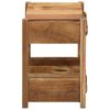 vidaXL Table d'appoint Marron 43 x 32 x 46 cm Bois Recycl&eacute; Solide