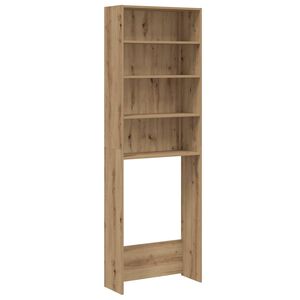 vidaXL Meuble pour machine &agrave; laver ch&ecirc;ne artisanal 64x24x190 cm