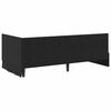 vidaXL Cadre de lit d'angle Noir 90 cm x 200 cm Velours