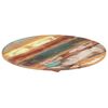 vidaXL Dessus de table rond 40 cm 15-16 mm Bois de r&eacute;cup&eacute;ration