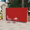 vidaXL Auvent lat&eacute;ral de patio 180x300 cm Rouge