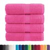 vidaXL Serviettes d'invit&eacute; de qualit&eacute; sup&eacute;rieure SOLUND 4 pcs rose