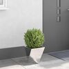 vidaXL Jardini&egrave;re Argent 30 x 30 x 30 cm Acier inoxydable