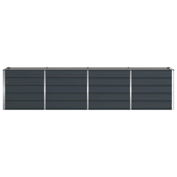 vidaXL Jardini&egrave;re Anthracite 240 x 80 x 75 cm Acier