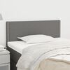 vidaXL T&ecirc;te de lit gris fonc&eacute; 100x5x78/88 cm tissu