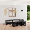 vidaXL Salon de jardin 10 pcs bois de pin massif
