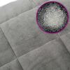 vidaXL Couverture lest&eacute;e Gris 235x290 cm 15 kg Tissu