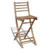 vidaXL Mobilier de bar 3 pcs Bambou