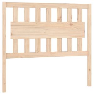 vidaXL T&ecirc;te de lit 105,5x4x100 cm Bois massif de pin