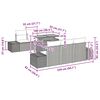 vidaXL Ensemble de canap&eacute; de jardin 8 pcs Noir Poly rotin