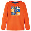 T-shirt enfants &agrave; manches longues orange 116