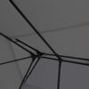 vidaXL Tonnelle avec guirlande lumineuse &agrave; LED 3x4 m Anthracite