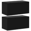 vidaXL Housses de meubles de jardin 2 pcs 6 &oelig;illets 160x80x75 cm
