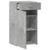 vidaXL Buffet gris b&eacute;ton 50x42,5x93 cm bois d'ing&eacute;nierie