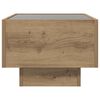 vidaXL Table basse Ch&ecirc;ne artisanal 40 x 40 x 30 cm Bois d'ing&eacute;nierie