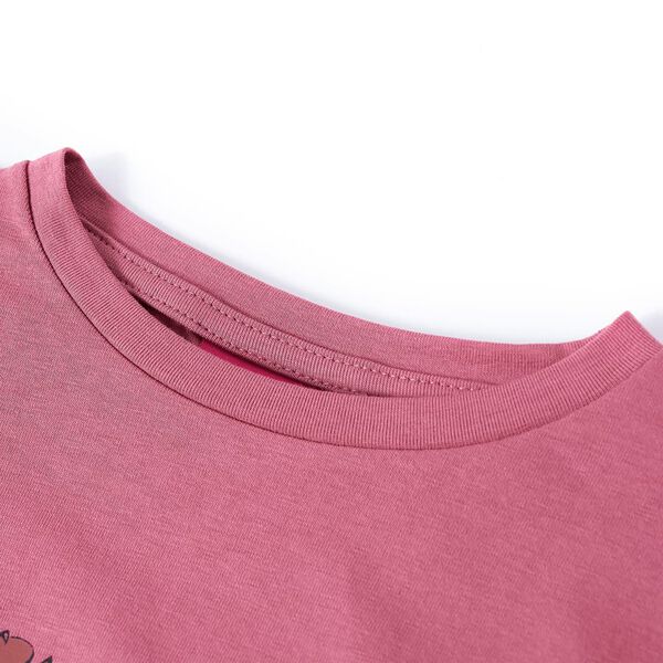 T-shirt enfants &agrave; manches longues framboise 104