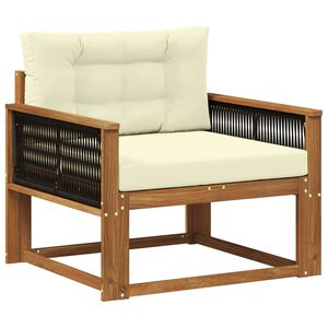 vidaXL Sofa de milieu ext&eacute;rieur Bois d'Acacia Massif Naturel
