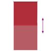 vidaXL Store enrouleur occultant rouge largeur du tissu 65,7 cm